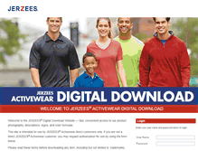 Tablet Screenshot of digitaldownload.jerzees.com